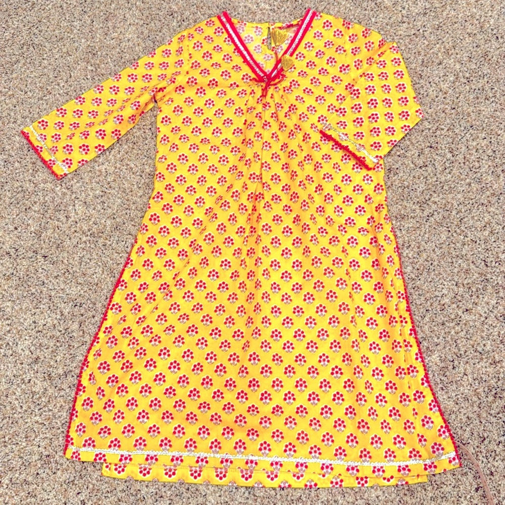 Biba girls cotton kurta top size 12-14